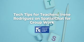 Irene Rodriguez using SpatialChat for group language work