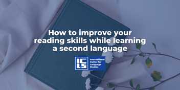 Reading a language learning book