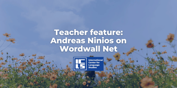 Demonstrating the use of Wordwall in a language class