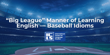 Language learners discussing the meaning of baseball idioms