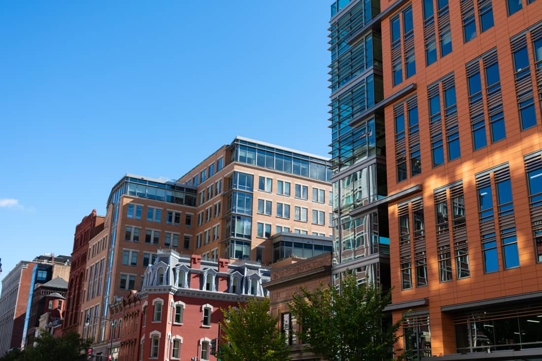 Apartment buildings in Washington, D.C.