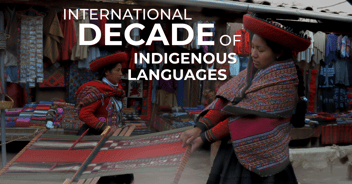 International decade of indigenous languages
