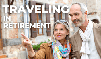 Older travelers enjoying the sights 
